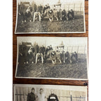 Vintage c1910s Football Team Club Snapshot Photos Ironwood Michigan? Photographs