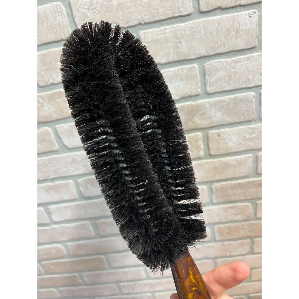 Vintage Fuller Brush Co. Lint Clothing Upholstery Brush With Marble Bakelite Handle