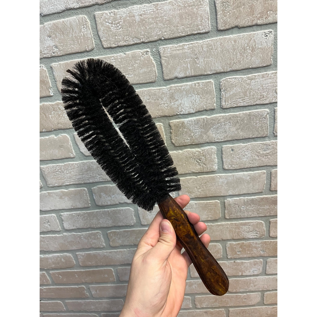 Vintage Fuller Brush Co. Lint Clothing Upholstery Brush With Marble Bakelite Handle