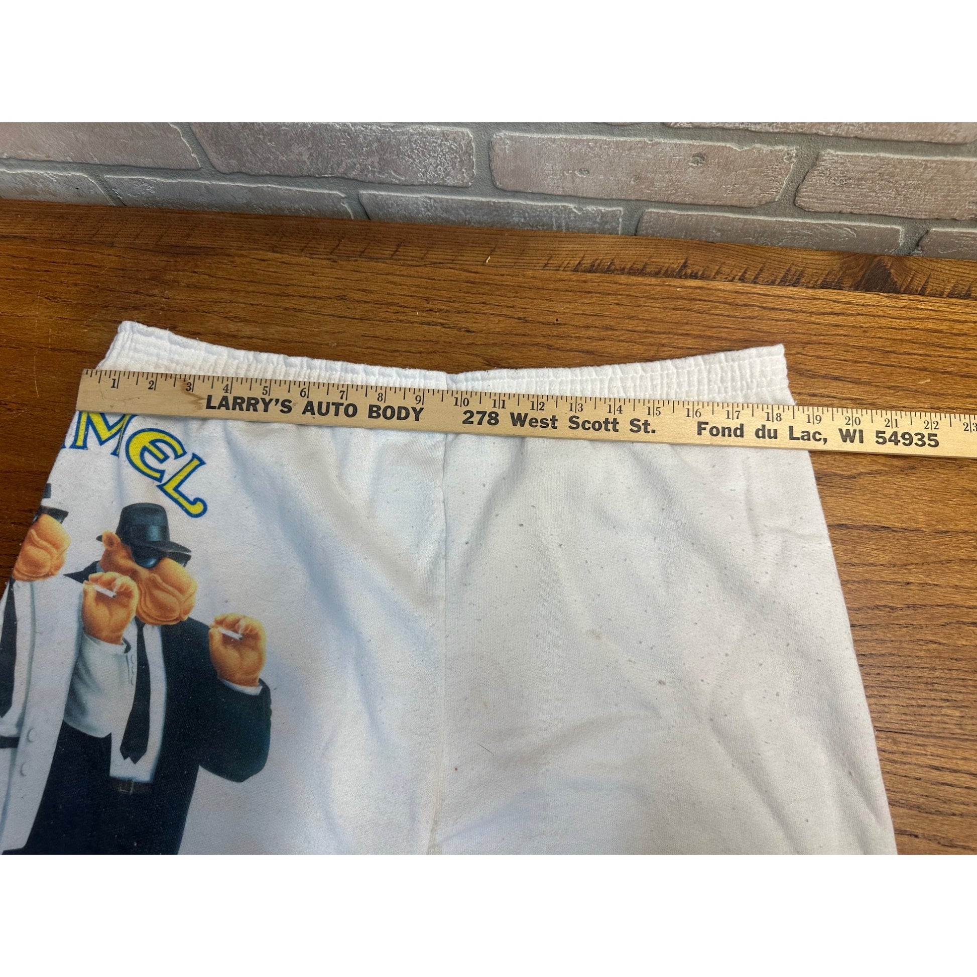 Vintage 90s Camel Joe Camel Blues Brothers Promo Shorts Fleece Made in USA