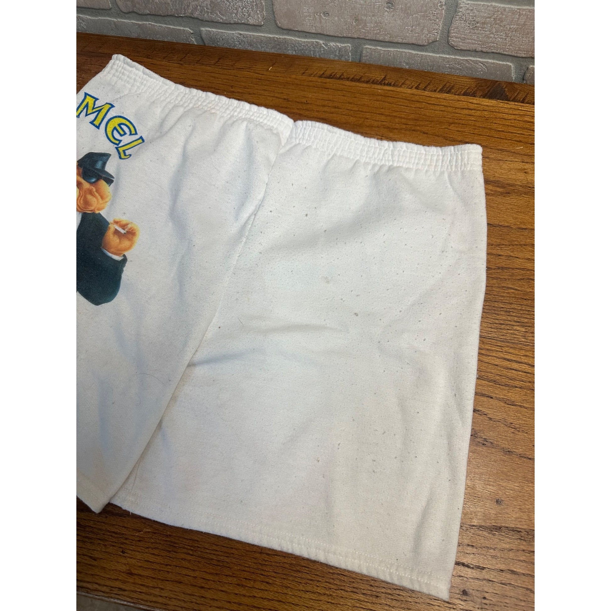 Vintage 90s Camel Joe Camel Blues Brothers Promo Shorts Fleece Made in USA