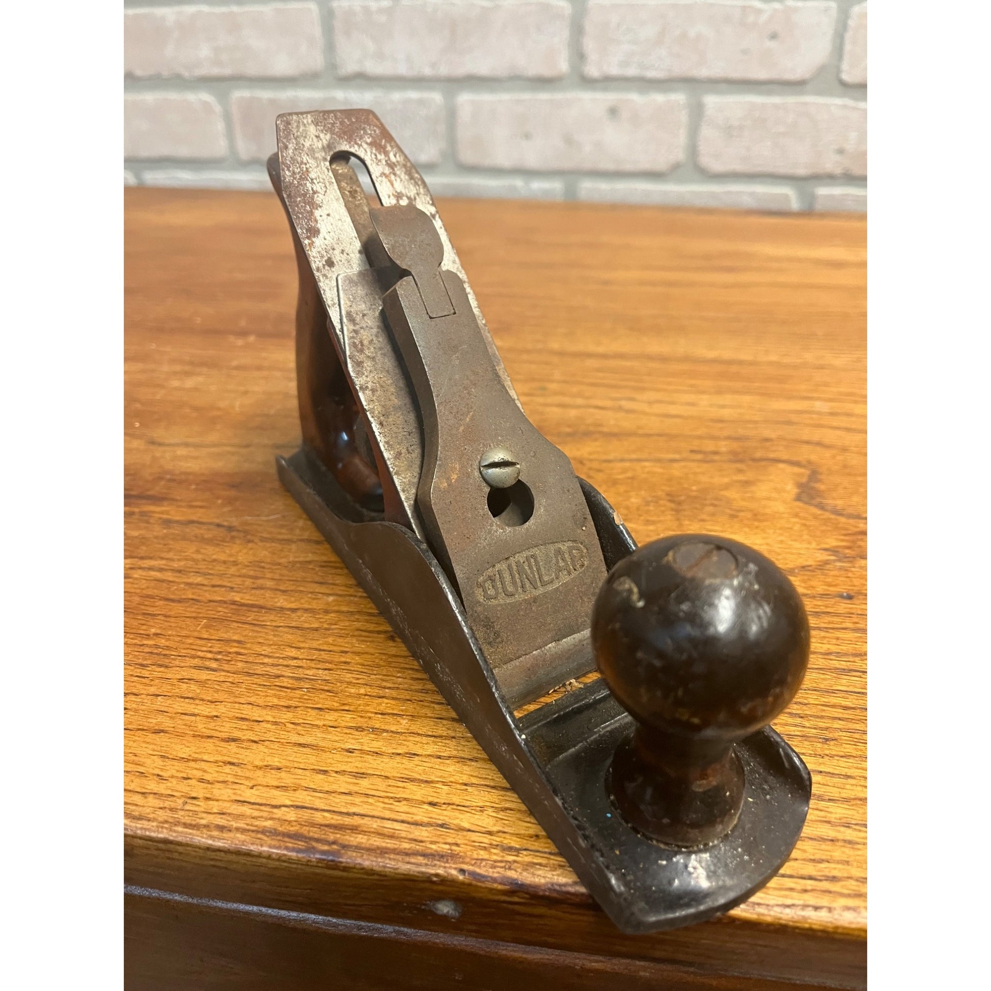 Vintage Dunlap 9.25" Woodworking Wood Plane & Montgomery Ward 9.5" Plane Tools