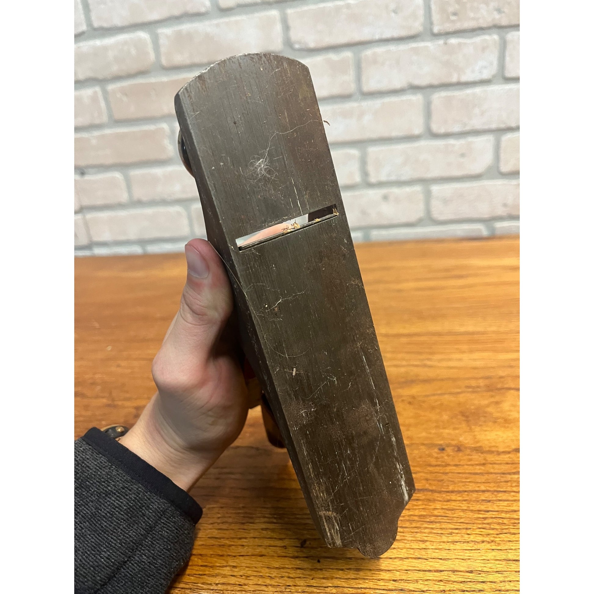 Vintage Dunlap 9.25" Woodworking Wood Plane & Montgomery Ward 9.5" Plane Tools