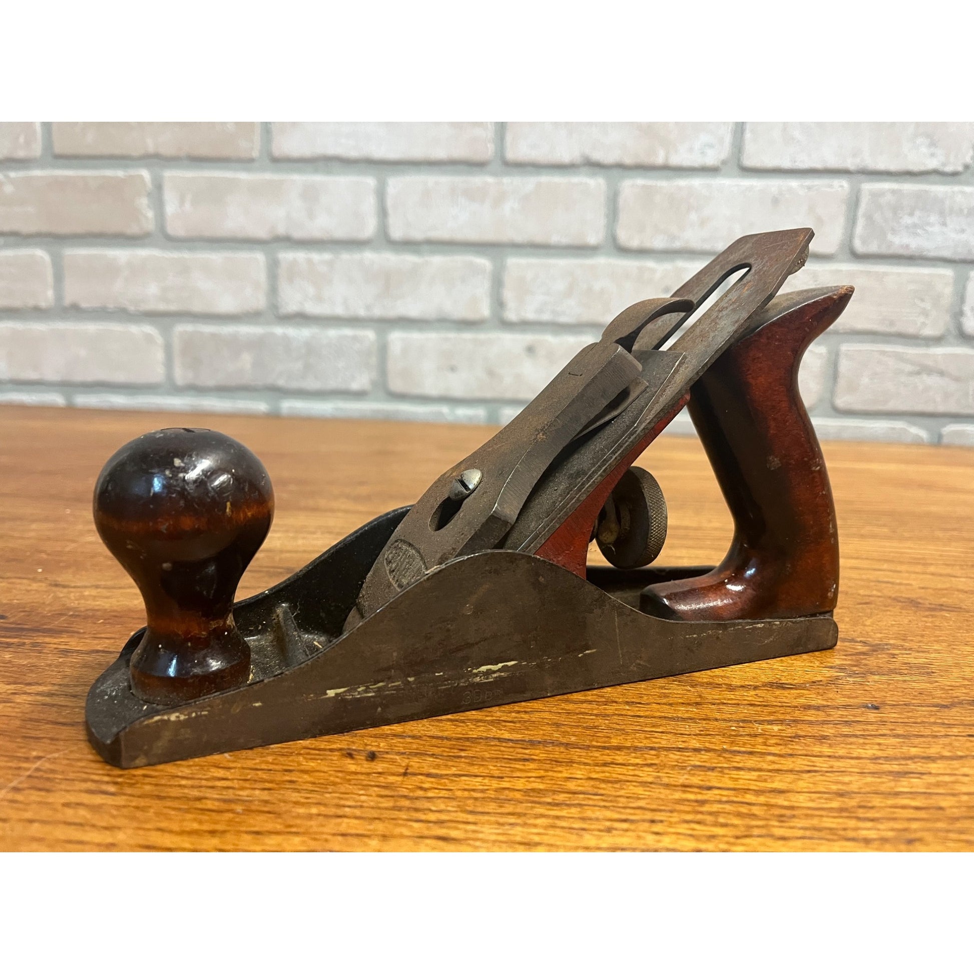 Vintage Dunlap 9.25" Woodworking Wood Plane & Montgomery Ward 9.5" Plane Tools