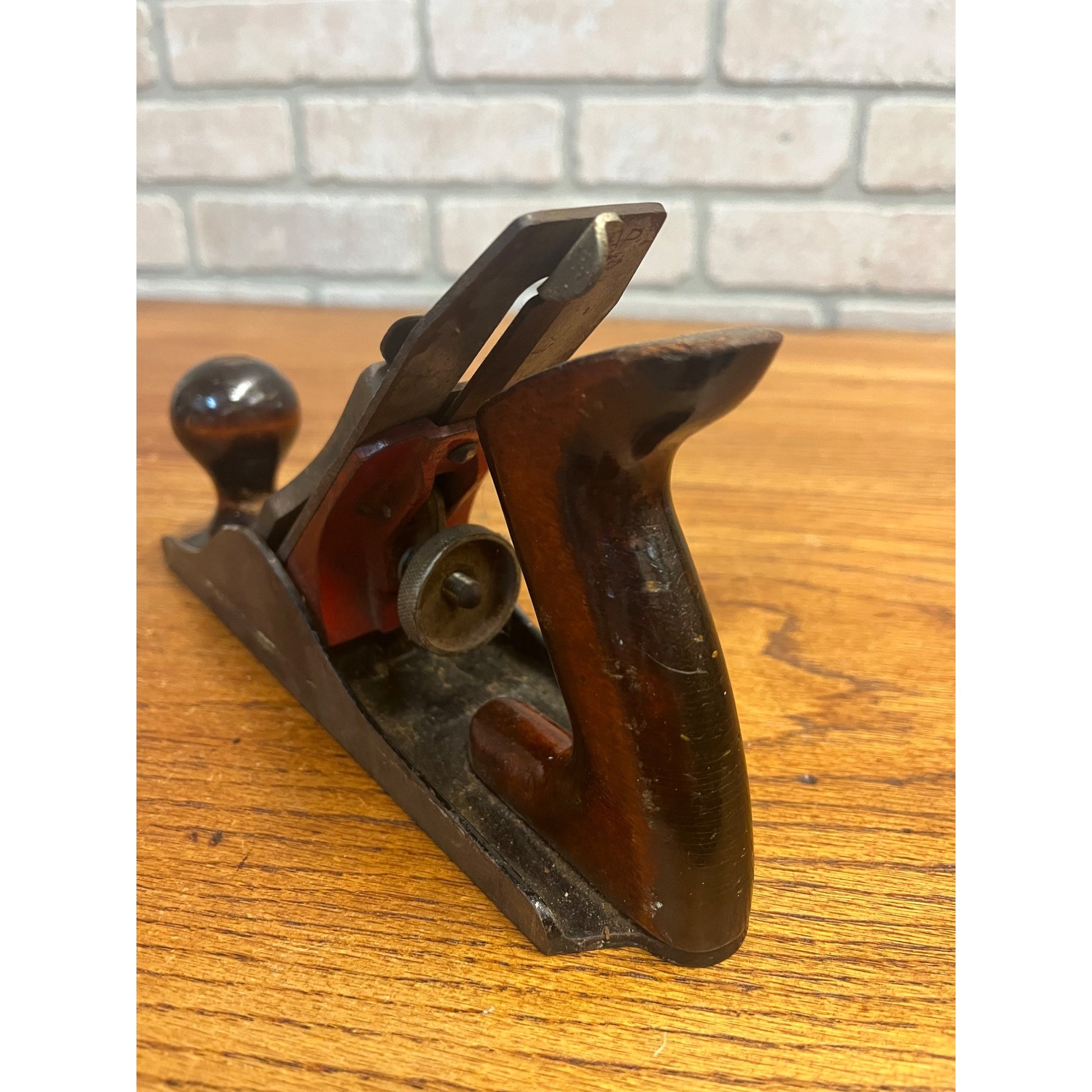 Vintage Dunlap 9.25" Woodworking Wood Plane & Montgomery Ward 9.5" Plane Tools