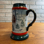 Vintage 1991 Budweiser Clydesdale Horses Beer Stein Mug Ceramic Susan Sampson