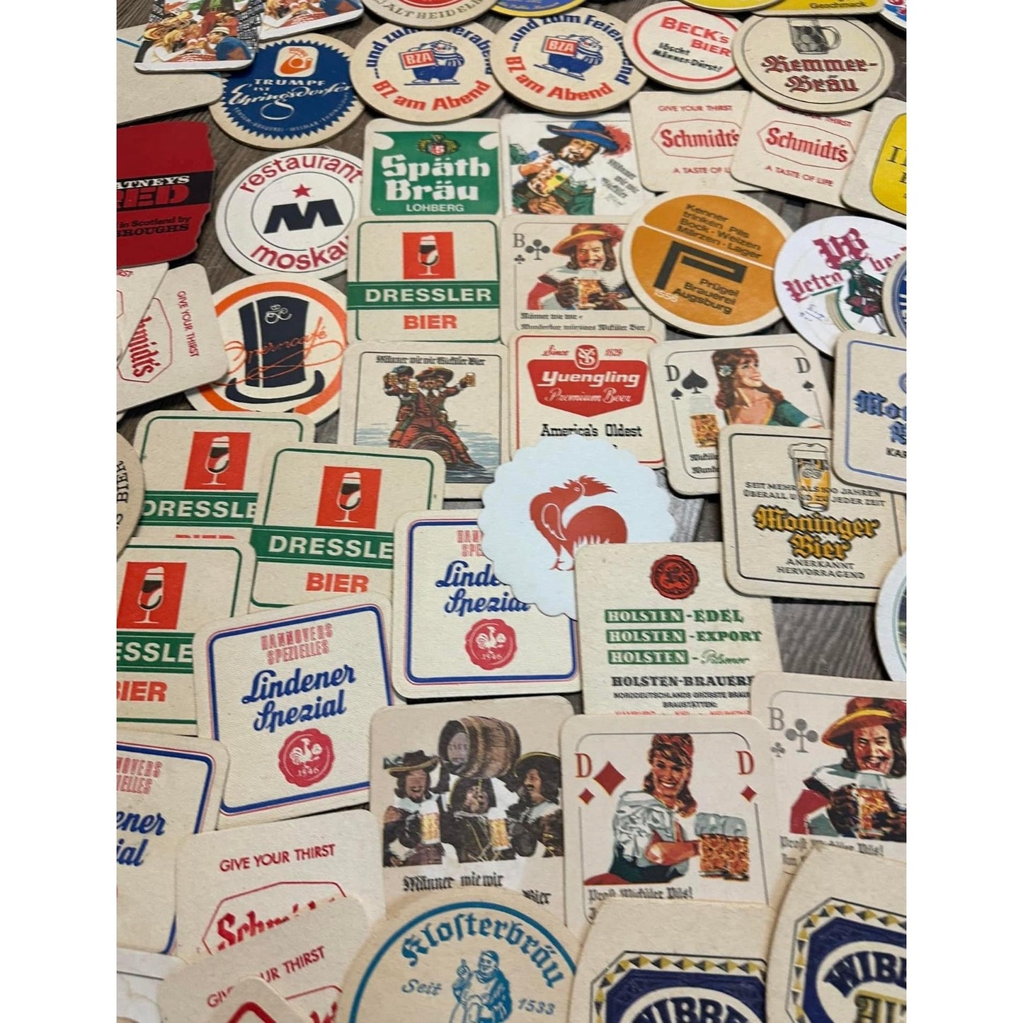 Huge Lot of Vintage 1960s-80s Beer Advertising Drink Coasters Bar Pub German ++