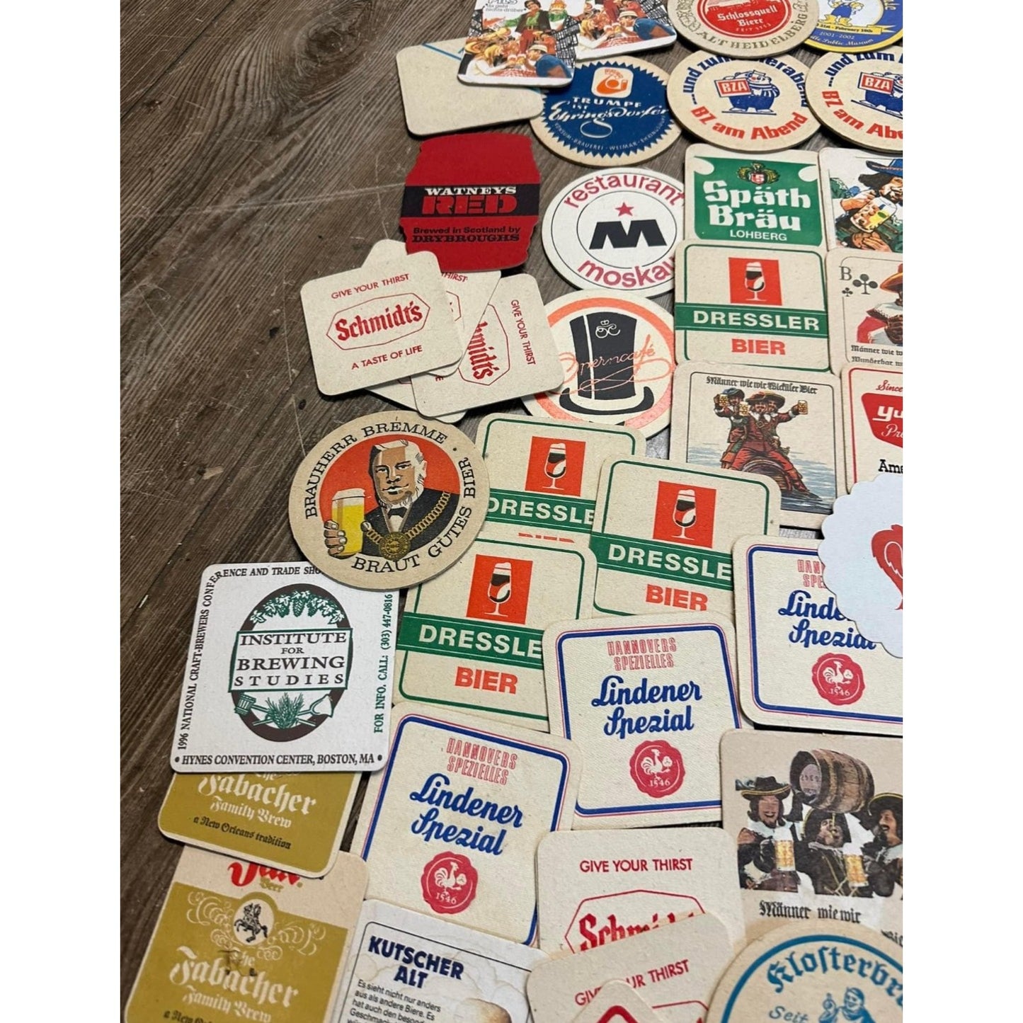 Huge Lot of Vintage 1960s-80s Beer Advertising Drink Coasters Bar Pub German ++