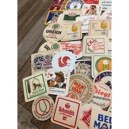 Huge Lot of Vintage 1960s-80s Beer Advertising Drink Coasters Bar Pub German ++