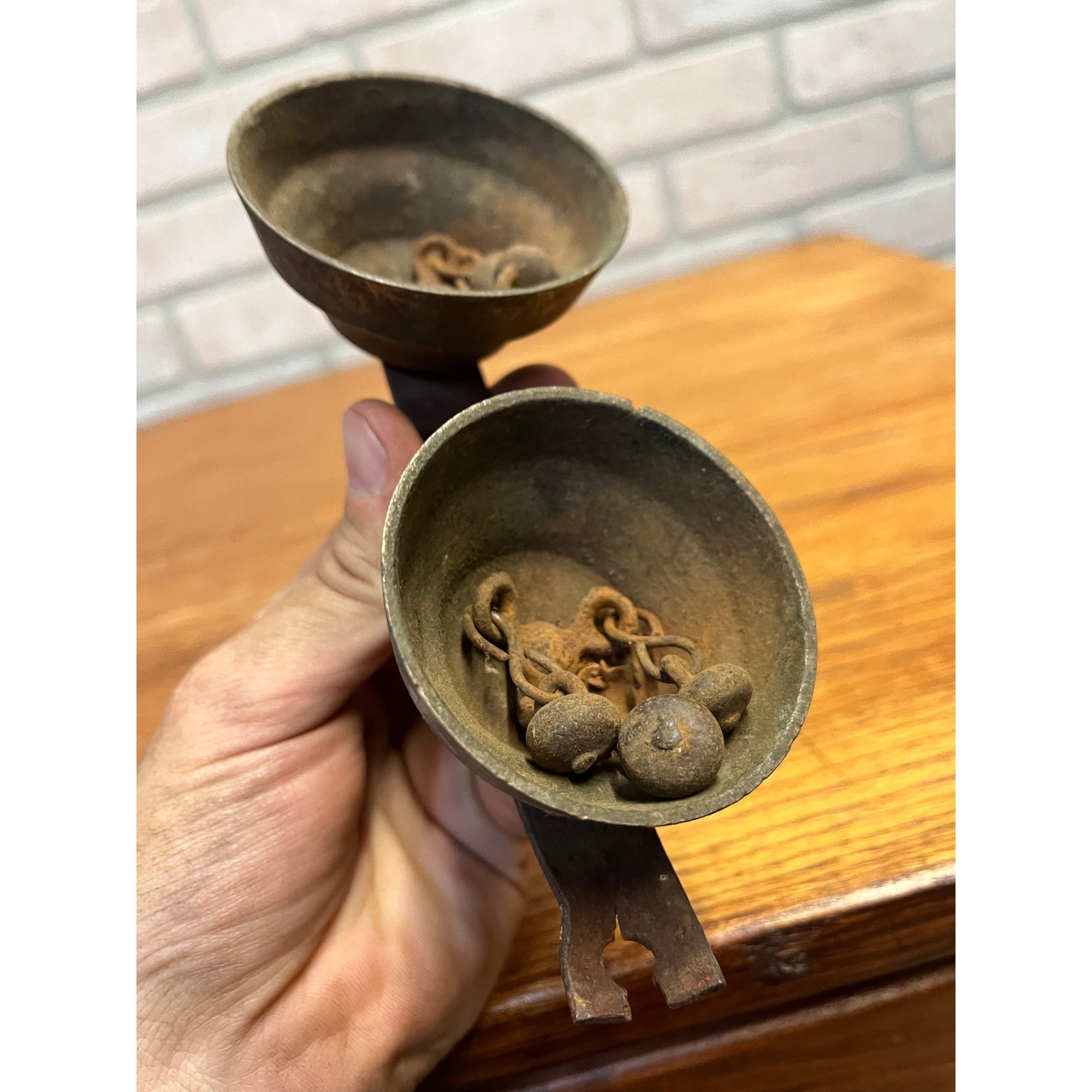 Antique Early Carriage Bells Cow Farm Banded Bells Country Decor