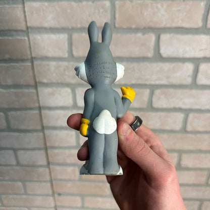 Vintage Bugs Bunny Rubber Toy Warner Bros Dakin Rubber Figure 6-1/2"