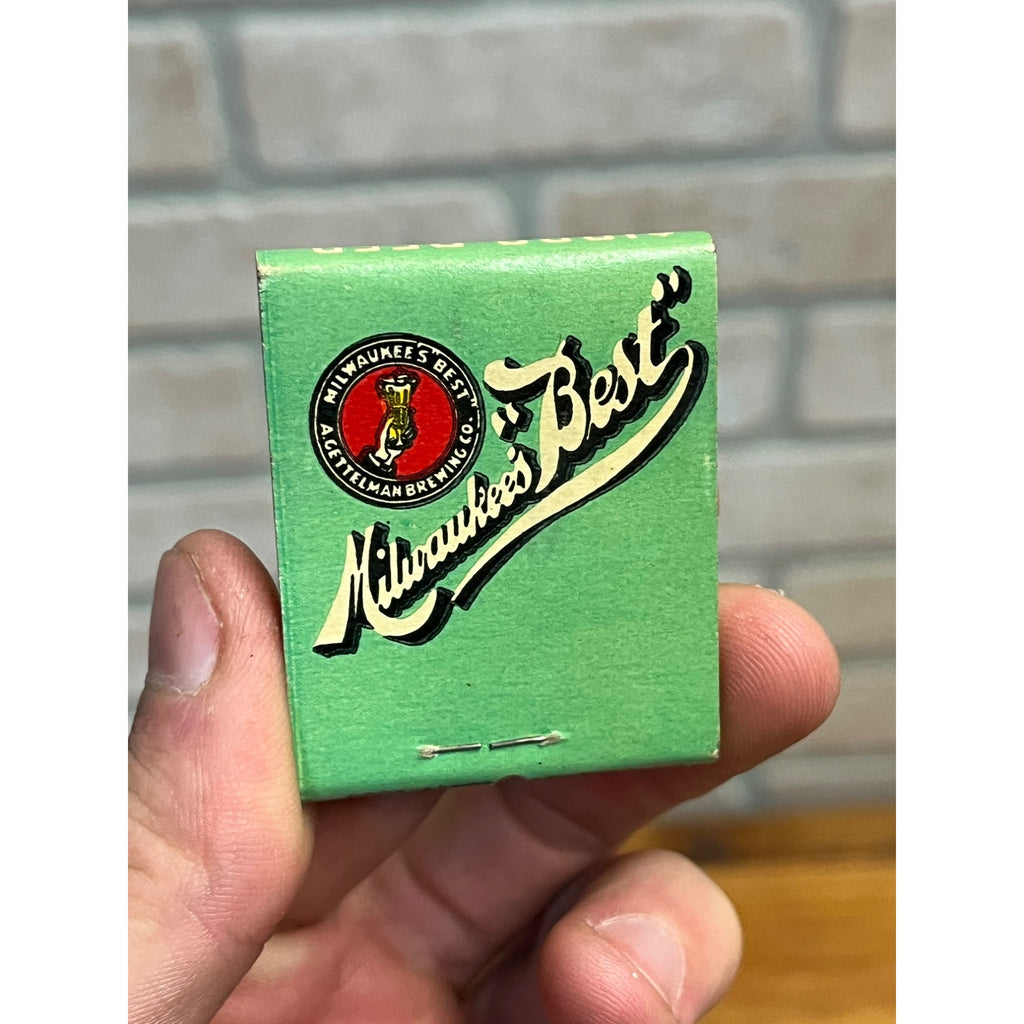 Vintage Gettelman Beer Milwaukee Wis Matchbook Full Advertising Bill's Tavern