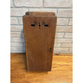 Antique Oak Telephone Wall Box Cabinet Empty - Parts/Restore
