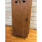 Antique Oak Telephone Wall Box Cabinet Empty - Parts/Restore