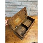 Antique Oak Telephone Wall Box Cabinet Empty - Parts/Restore