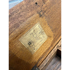 Antique Oak Telephone Wall Box Cabinet Empty - Parts/Restore