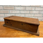 Antique Oak Telephone Wall Box Cabinet Empty - Parts/Restore