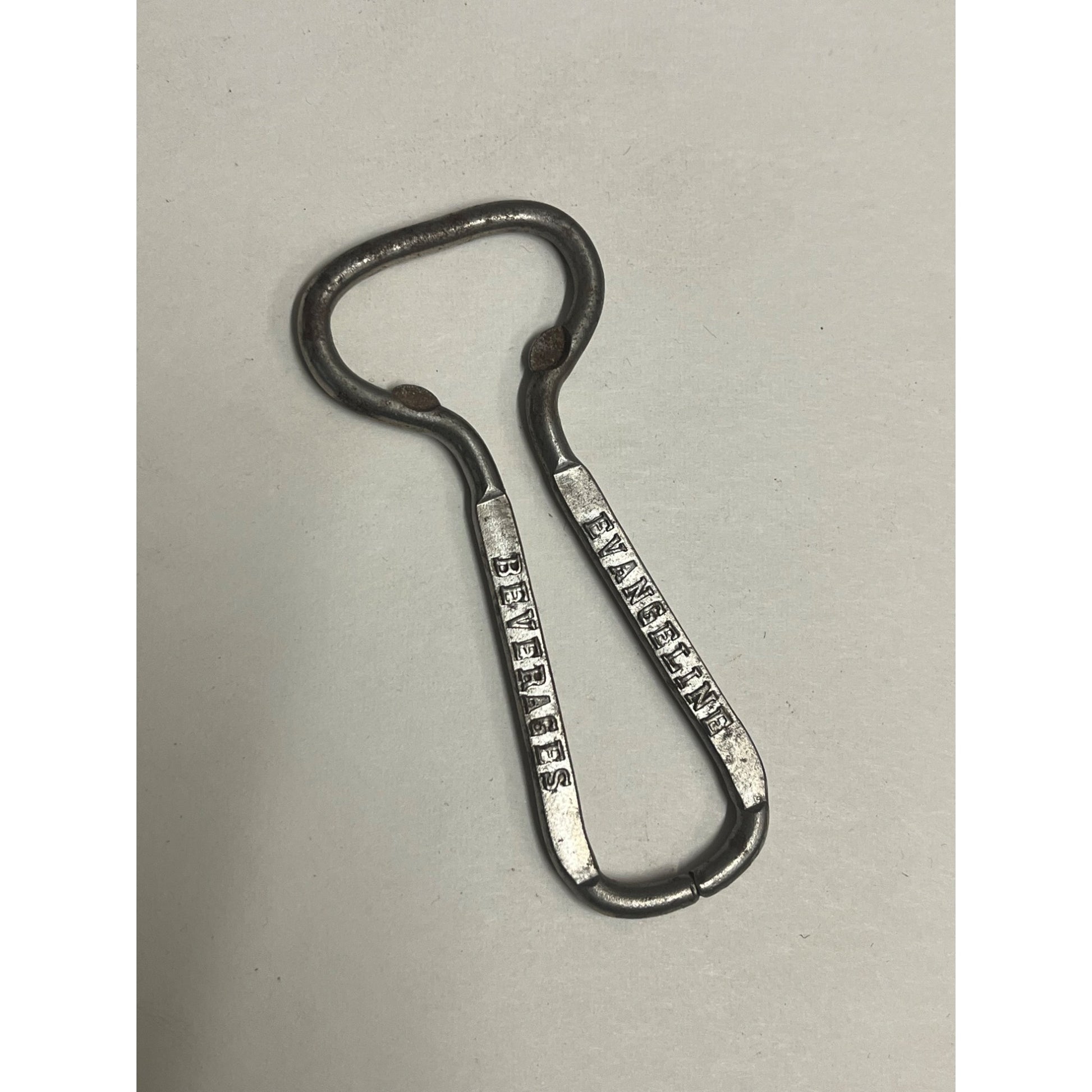 Vintage Evangeline Beverages Soda Beer Bottle Opener Advertising