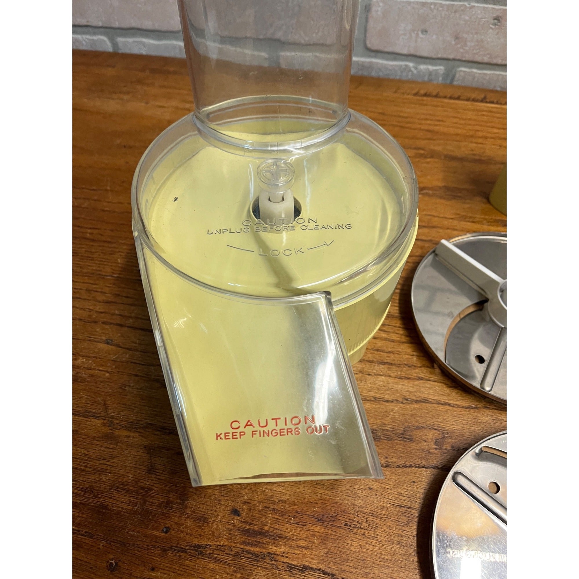 Oster Kitchen Center Food Processor Unit Accessory Attachment + Blades Osterizer