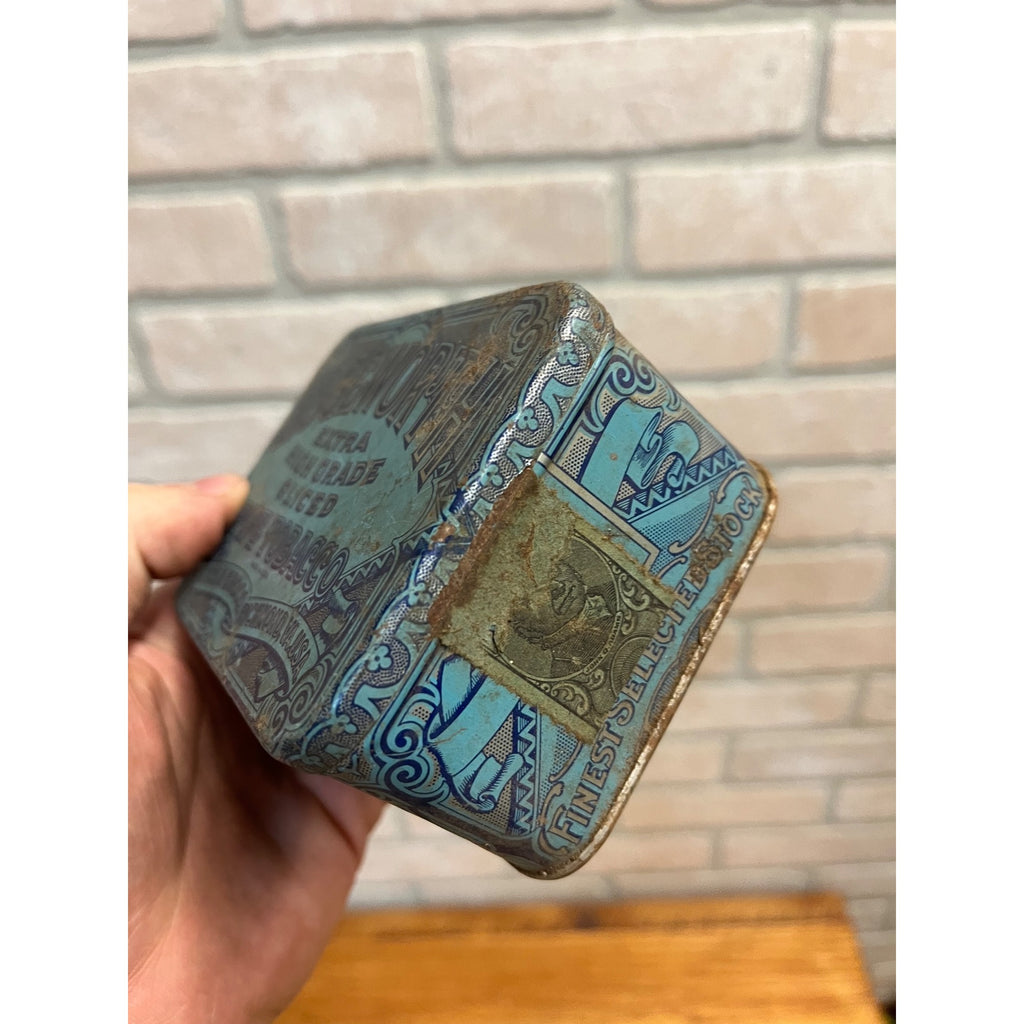 1950s Edgeworth Extra High Grade Sliced Pipe Tobacco Tin