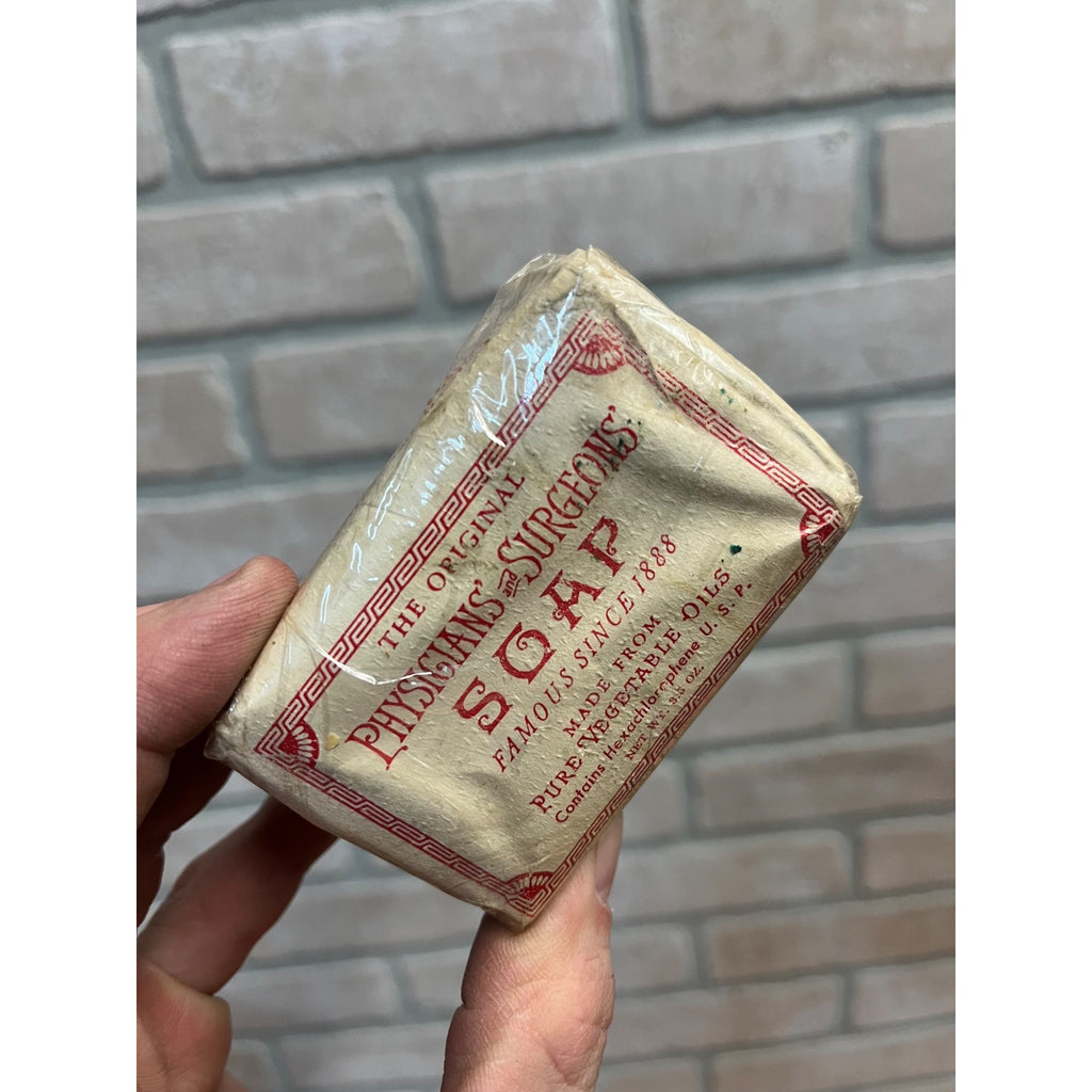 Original Late 1800s Physicians' & Surgeons' Soap Bar Apothecary Cincinnati Ohio