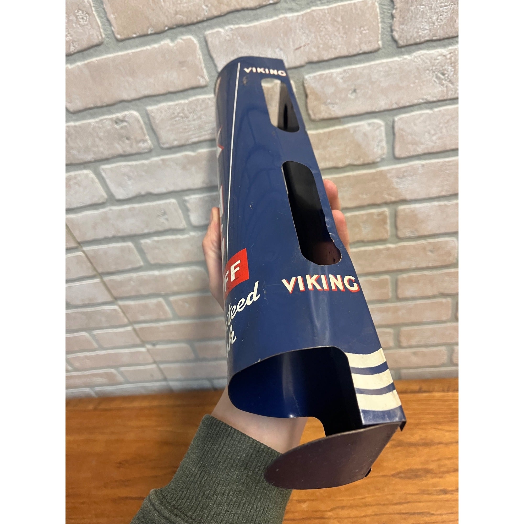 Viking Snuff Chewing Tobacco Dispenser Sign Advertising Store Display Tobacciana