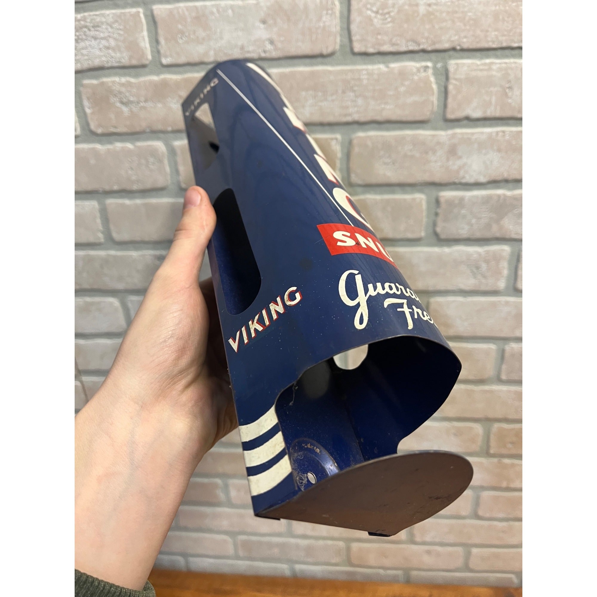 Viking Snuff Chewing Tobacco Dispenser Sign Advertising Store Display Tobacciana