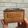 Vintage 1920s Eatonic Rmedy Co. Paper Label Tin Quack Medicine Can Chicago
