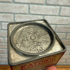 Vintage 1920s Eatonic Rmedy Co. Paper Label Tin Quack Medicine Can Chicago