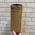 Vintage 1930s Lustre Polish Empty Advertising Box Furniture Automobile Chicago