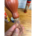 Vintage Pyrex Artbeck Glass Turkey Roast Chicken Baster Lot (2) w/ Tubes