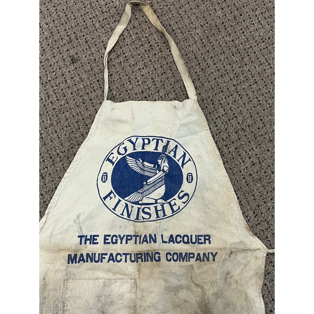 Vintage Egyptian Lacquer Manufacturing Company Apron Advertising New York