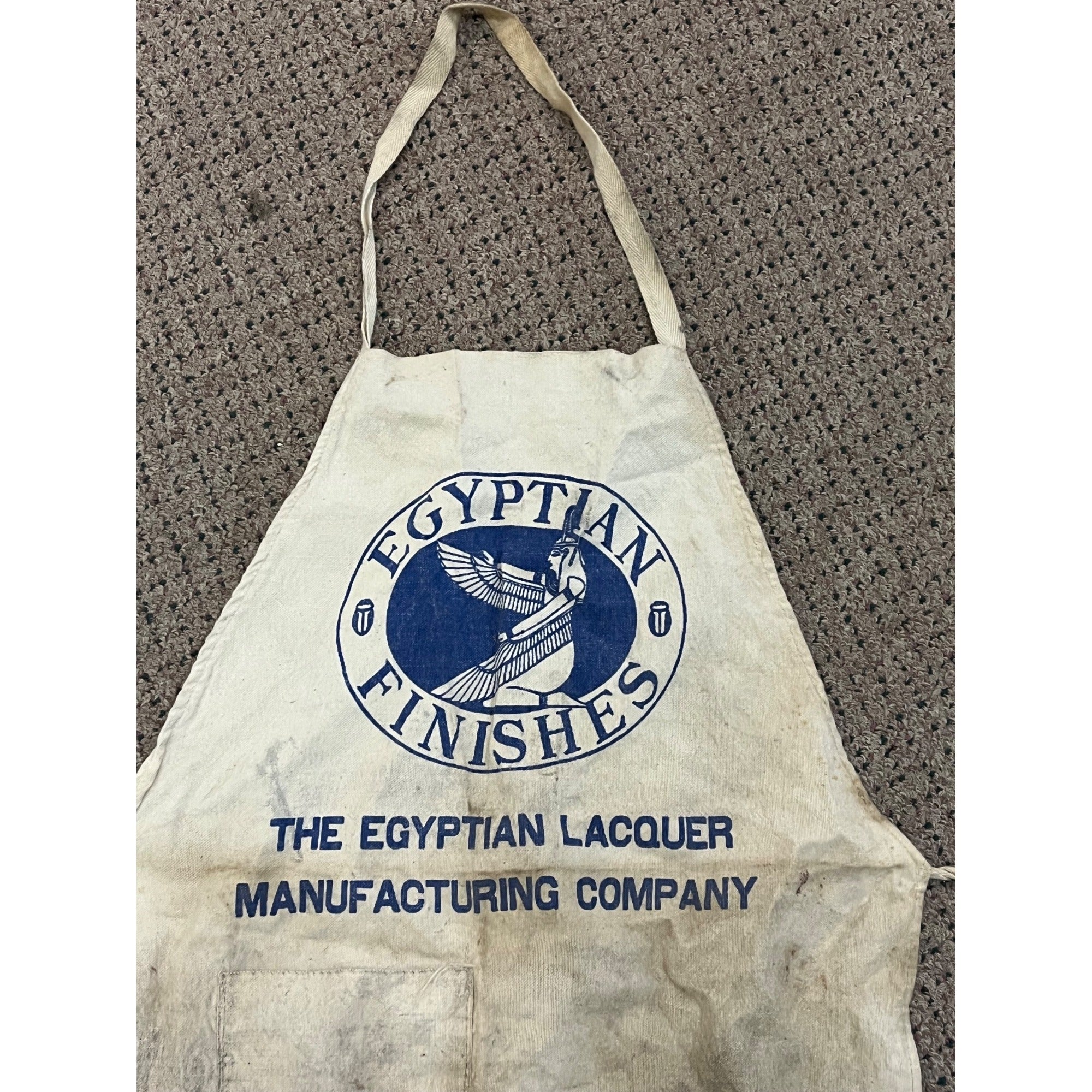 Vintage Egyptian Lacquer Manufacturing Company Apron Advertising New York