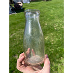 Vintage Waukesha Milk Company "W.M. Co." Embossed Pint Milk Bottle Wisconsin