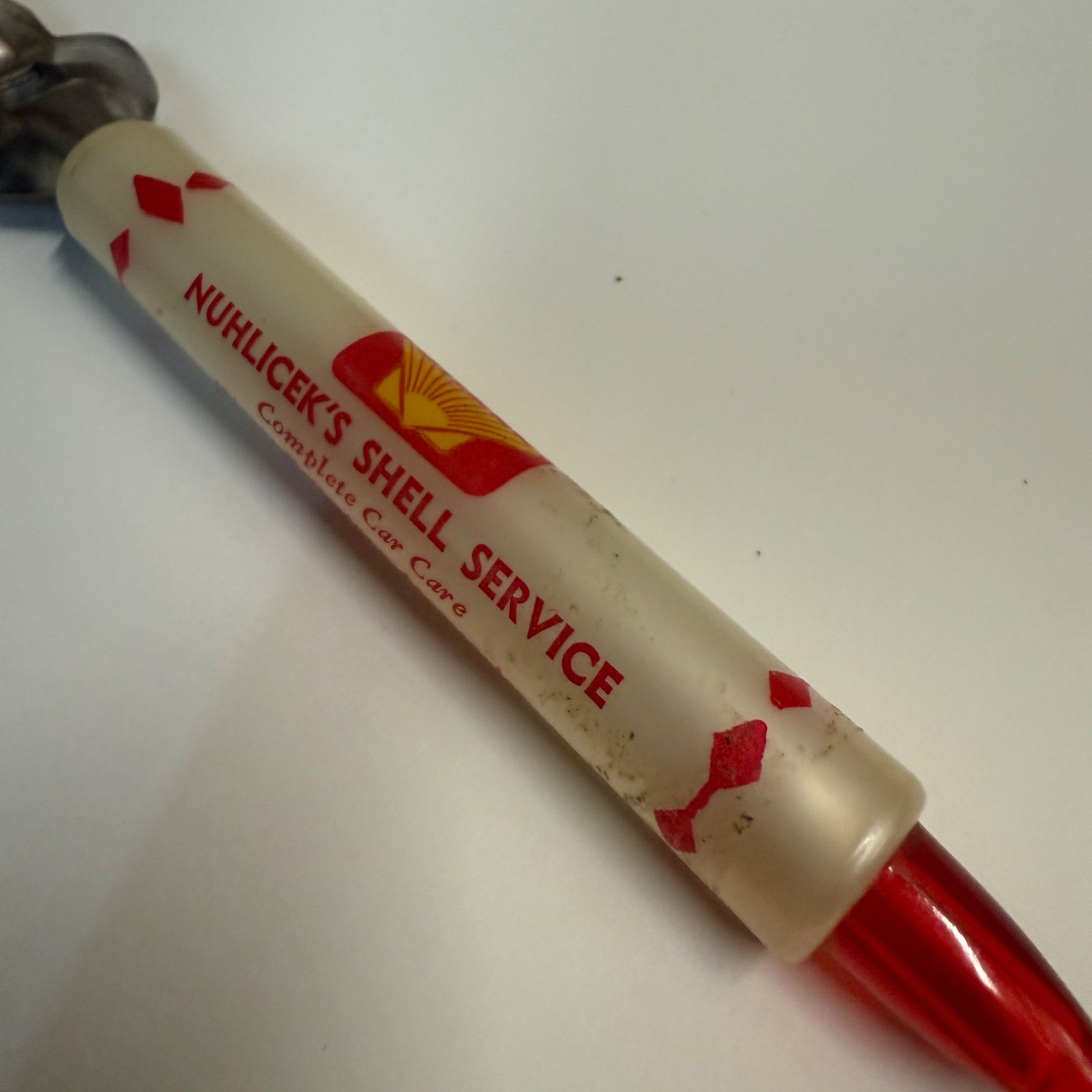 Vintage 1950s Shell Oil Service Station Bottle Opener Kewaunee Wisconsin