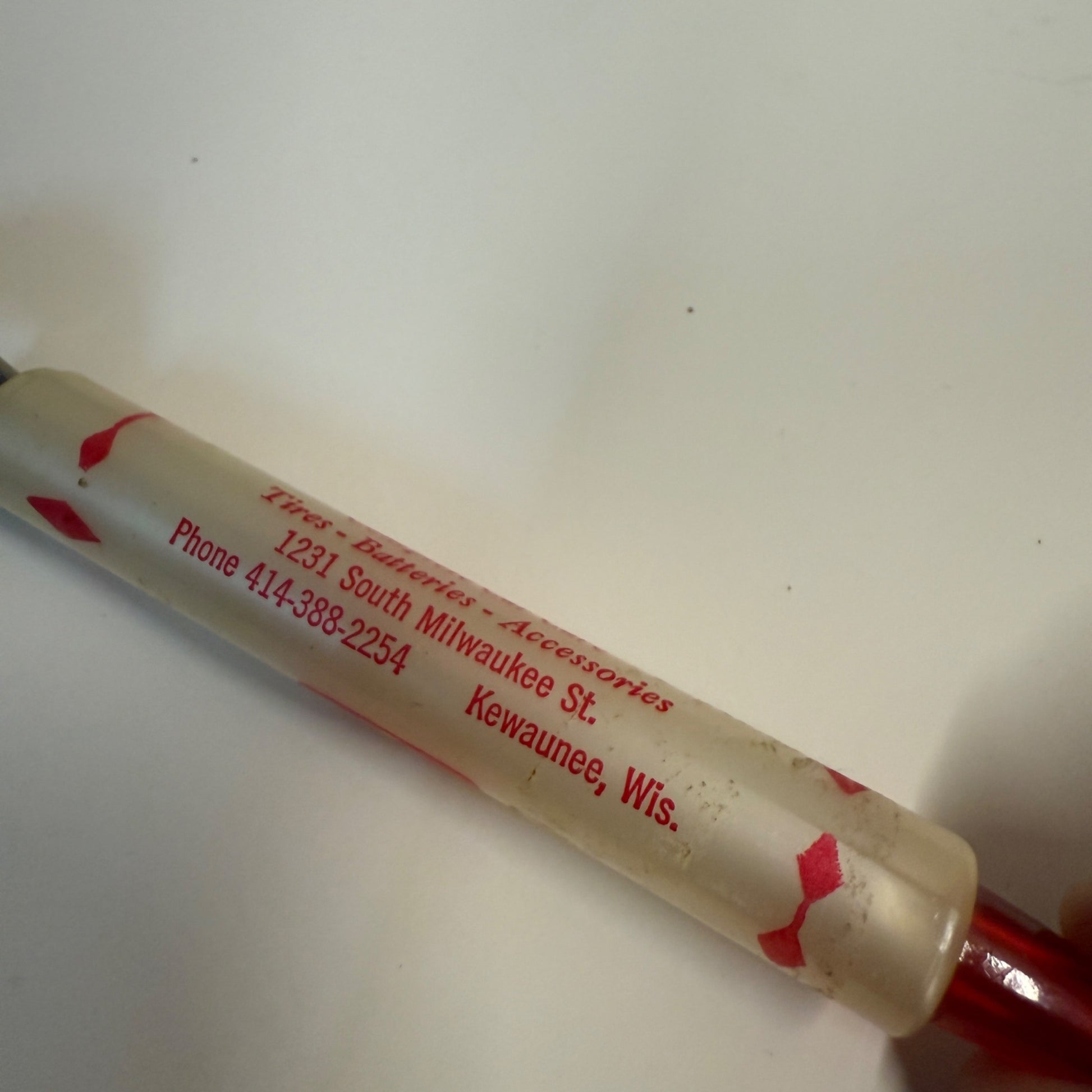 Vintage 1950s Shell Oil Service Station Bottle Opener Kewaunee Wisconsin