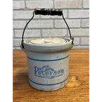 Red Wing Stoneware Advertising Butter Crock Certainly the Peterson Co Winona MN