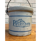 Red Wing Stoneware Advertising Butter Crock Certainly the Peterson Co Winona MN