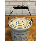Red Wing Stoneware Advertising Butter Crock Certainly the Peterson Co Winona MN