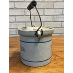 Red Wing Stoneware Advertising Butter Crock Certainly the Peterson Co Winona MN