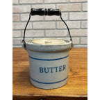 Red Wing Stoneware Advertising Butter Crock Certainly the Peterson Co Winona MN