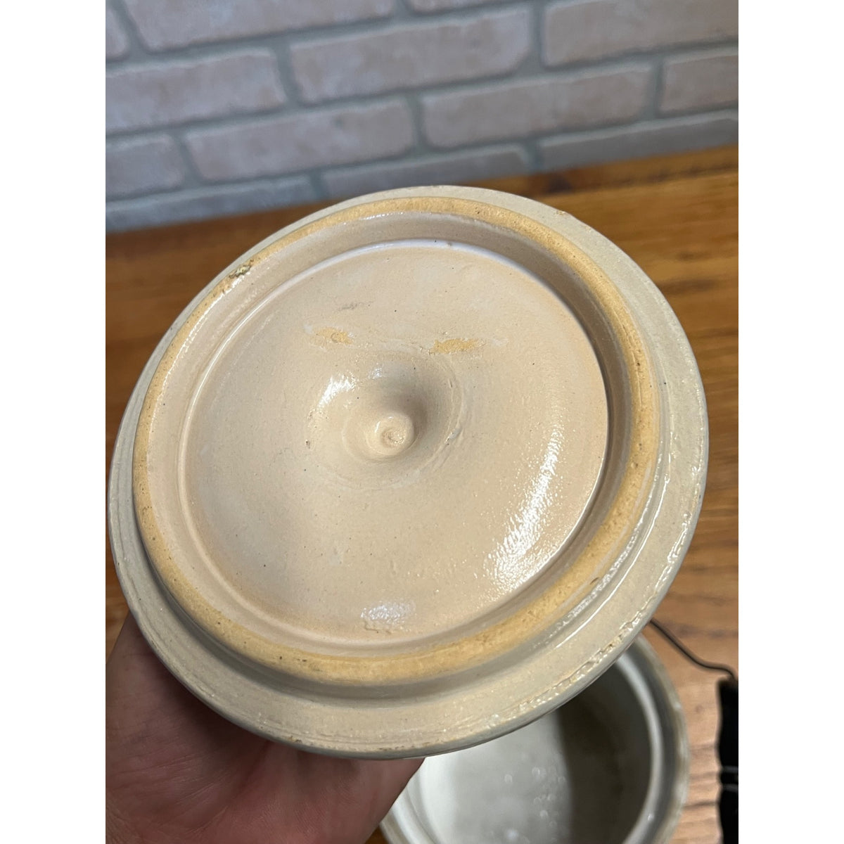 Red Wing Stoneware Advertising Butter Crock Certainly the Peterson Co Winona MN