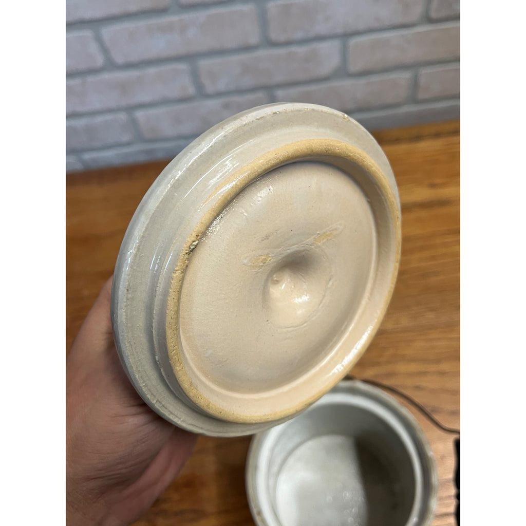 Red Wing Stoneware Advertising Butter Crock Certainly the Peterson Co Winona MN