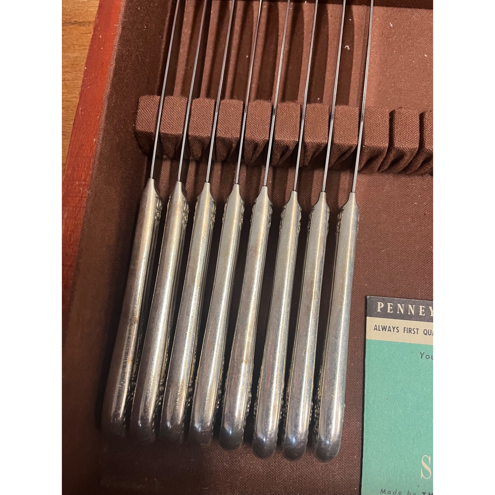 Vintage Jubilee Silverware Wm Rogers Mfg. Co. Silver Plate 52pc Set Dinnerware Flatware