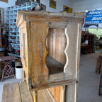 Antique Primitive Bakers Bread-Making Cabinet Cupboard  Kitchen Coffee Bar Hutch
