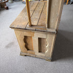 Antique Primitive Bakers Bread-Making Cabinet Cupboard  Kitchen Coffee Bar Hutch