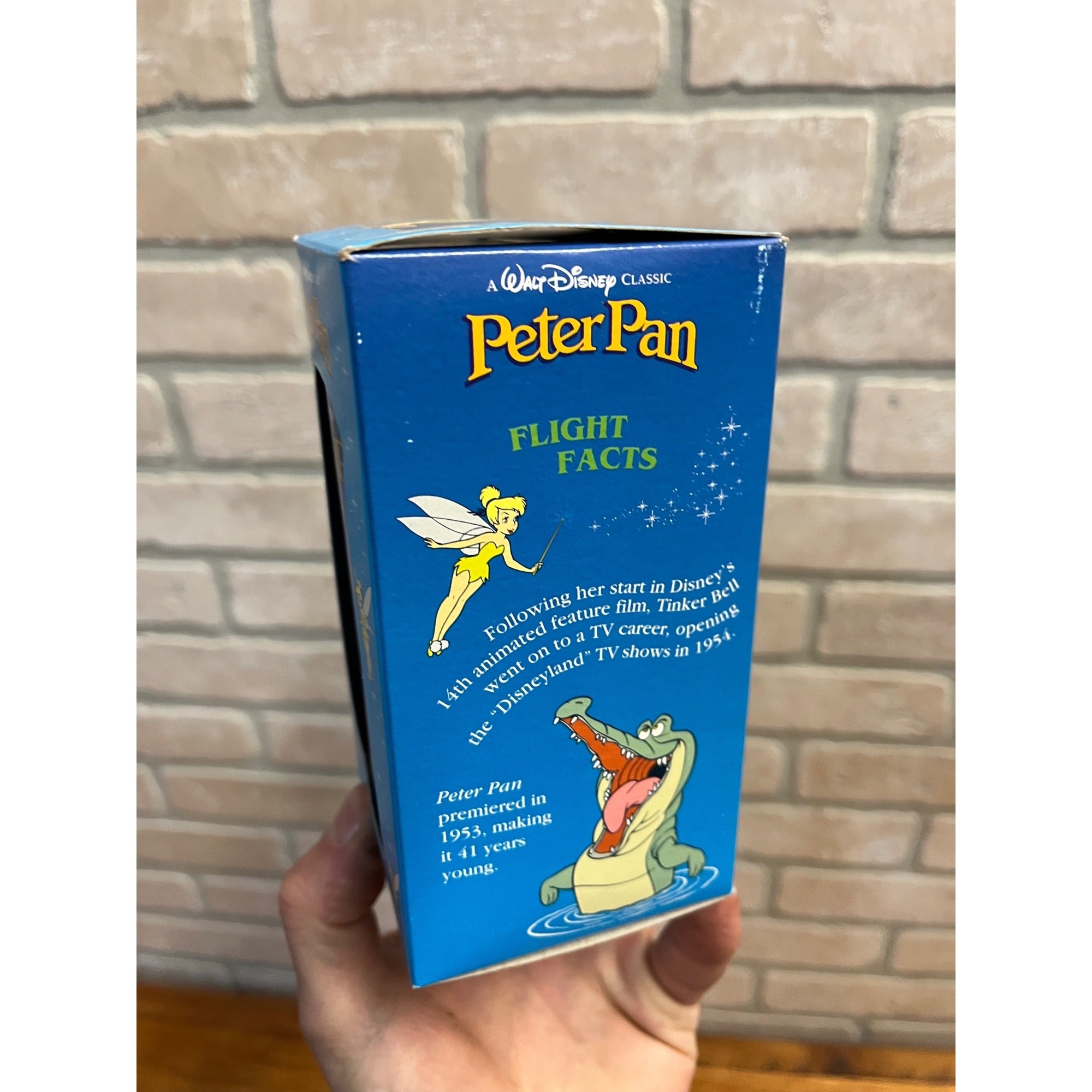 Vintage 1994 Disney Burger King Peter Pan Collector Series Glass w/ Original Box