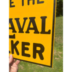 Vintage DeLaval Milker Farm Dairy Advertising Metal Tin Tacker Sign MINT