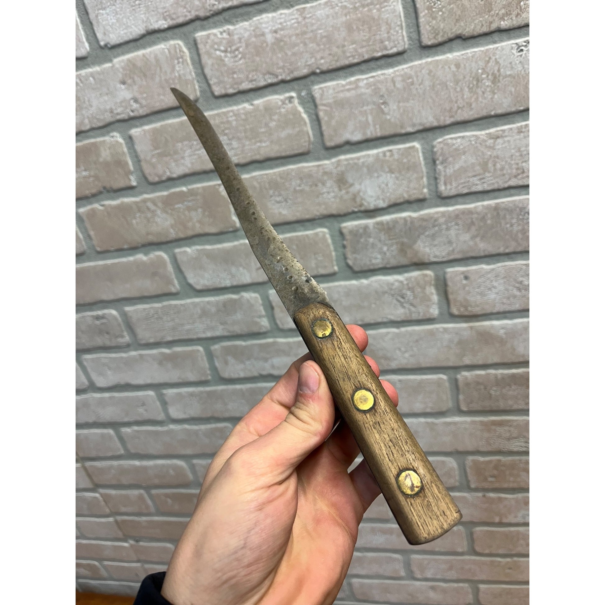 Vintage Shapleigh's Old Hickory Hammer Forged 1843 Butcher Knife 13” + Others