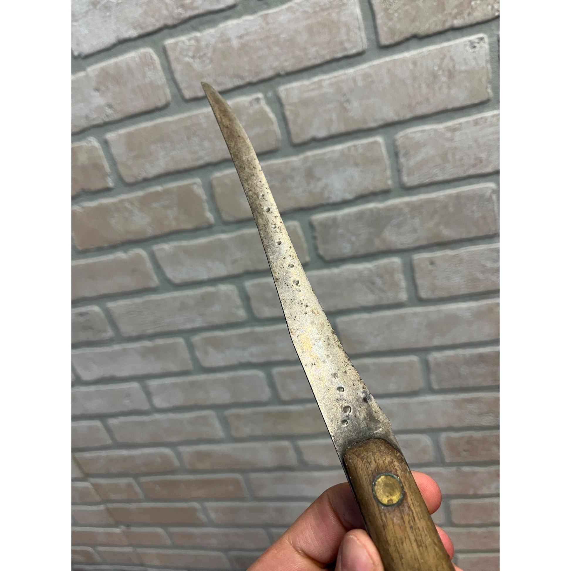 Vintage Shapleigh's Old Hickory Hammer Forged 1843 Butcher Knife 13” + Others